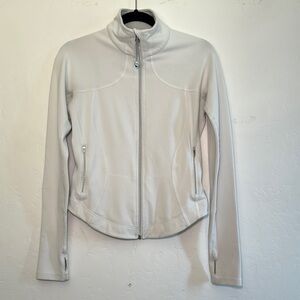 Lululemon Define Jacket in Cream/White/Stone – Size 8